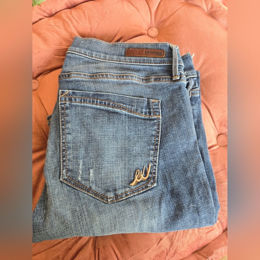 Express Skinny Midrise Denim Jeans